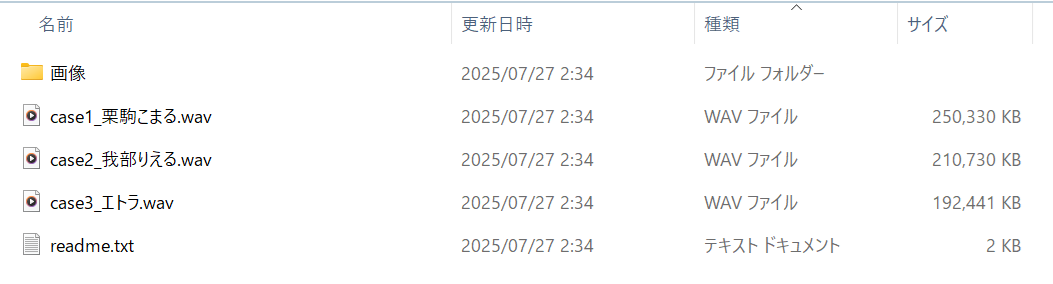 Contents of extracted RJ01098541.zip file